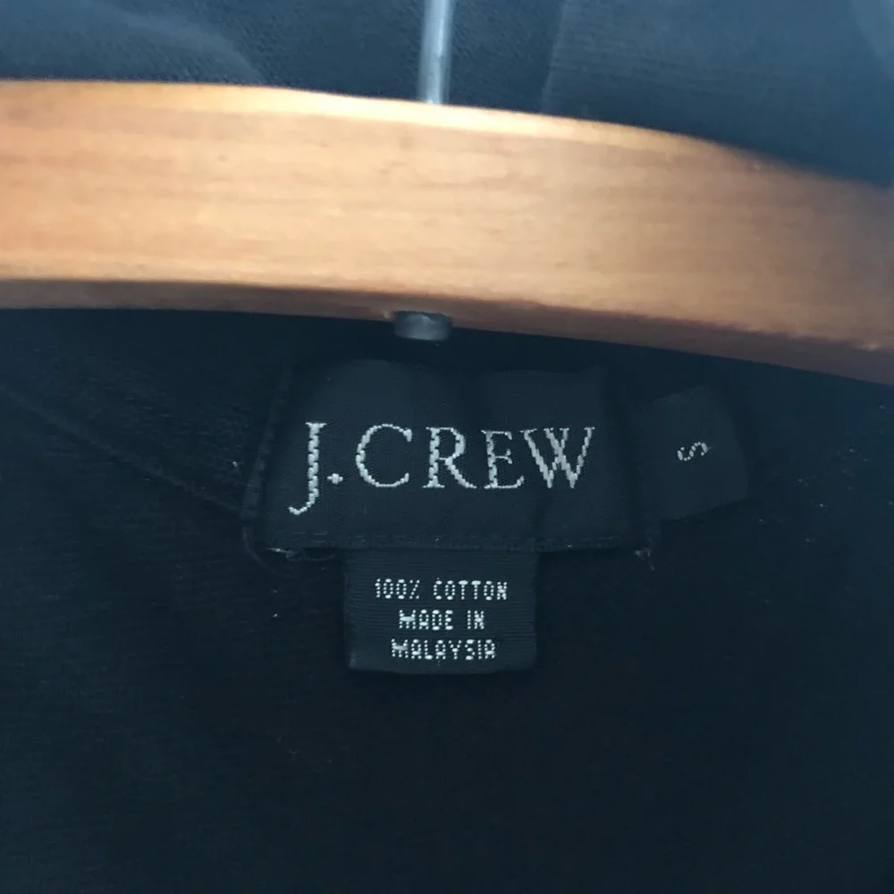 J. Crew Black Fitted Polo Men’s Small